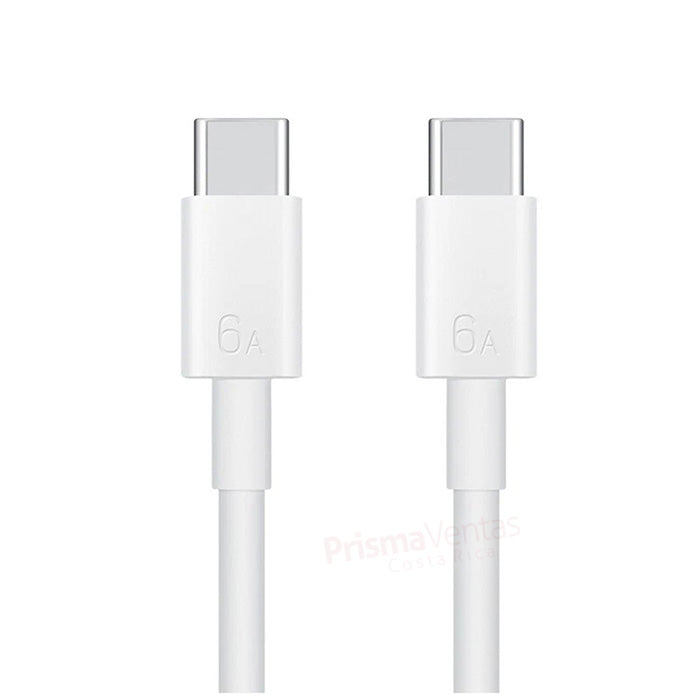 Cable 6A original Tipo C a Tipo C Max 100W