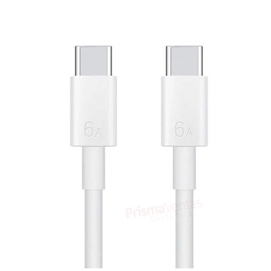 Cable Original 6A Tipo C a Tipo C Max 100W