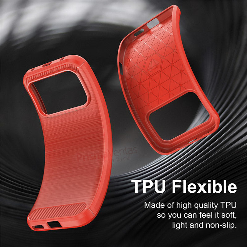 Case CarbonX Rojo Honor 600 / 600 Pro