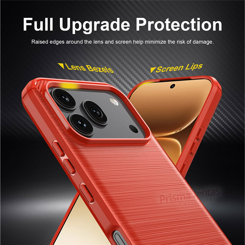 Case CarbonX Rojo Honor 600 / 600 Pro