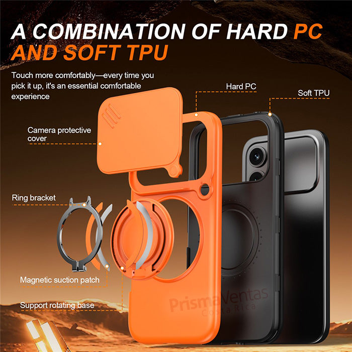 Case Fortress con anillo Honor 600 Pro