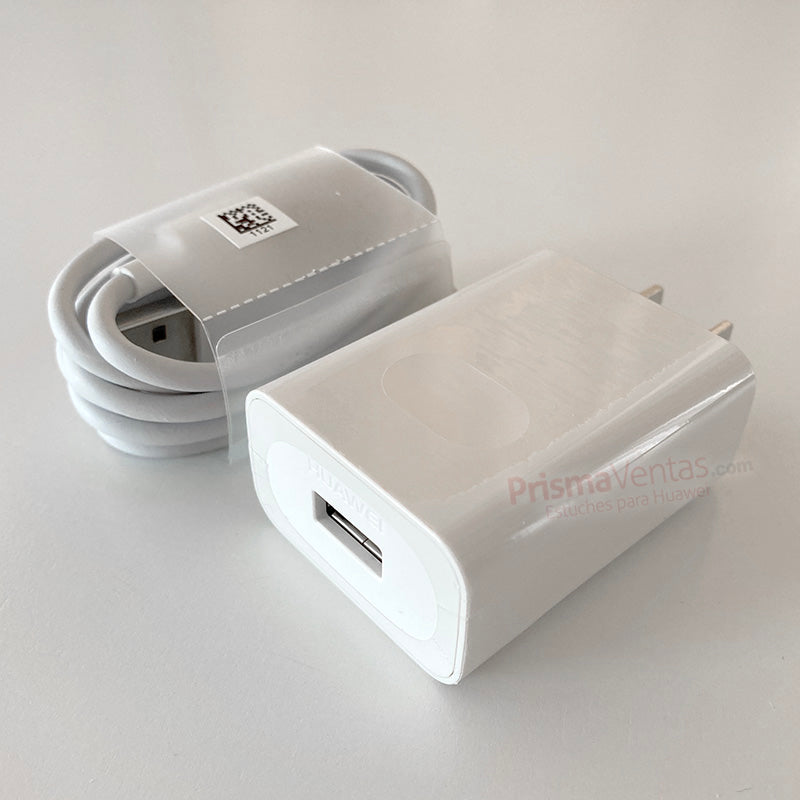 Cargador original Huawei 18W con cable tipo c