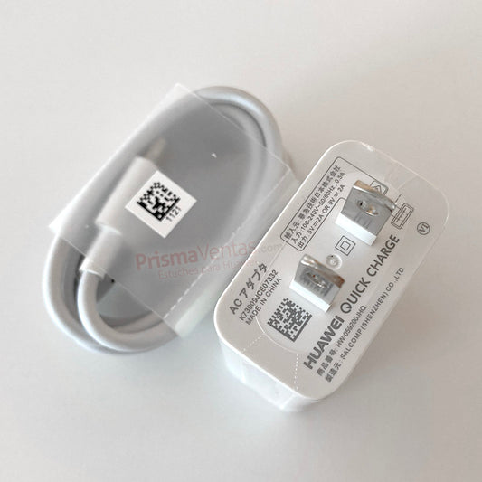 Cargador original Huawei 18W con cable tipo c