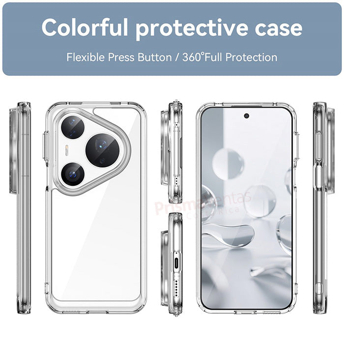 Case Híbrido Transparente Huawei Pura 80 Pro / Pura 80 Ultra